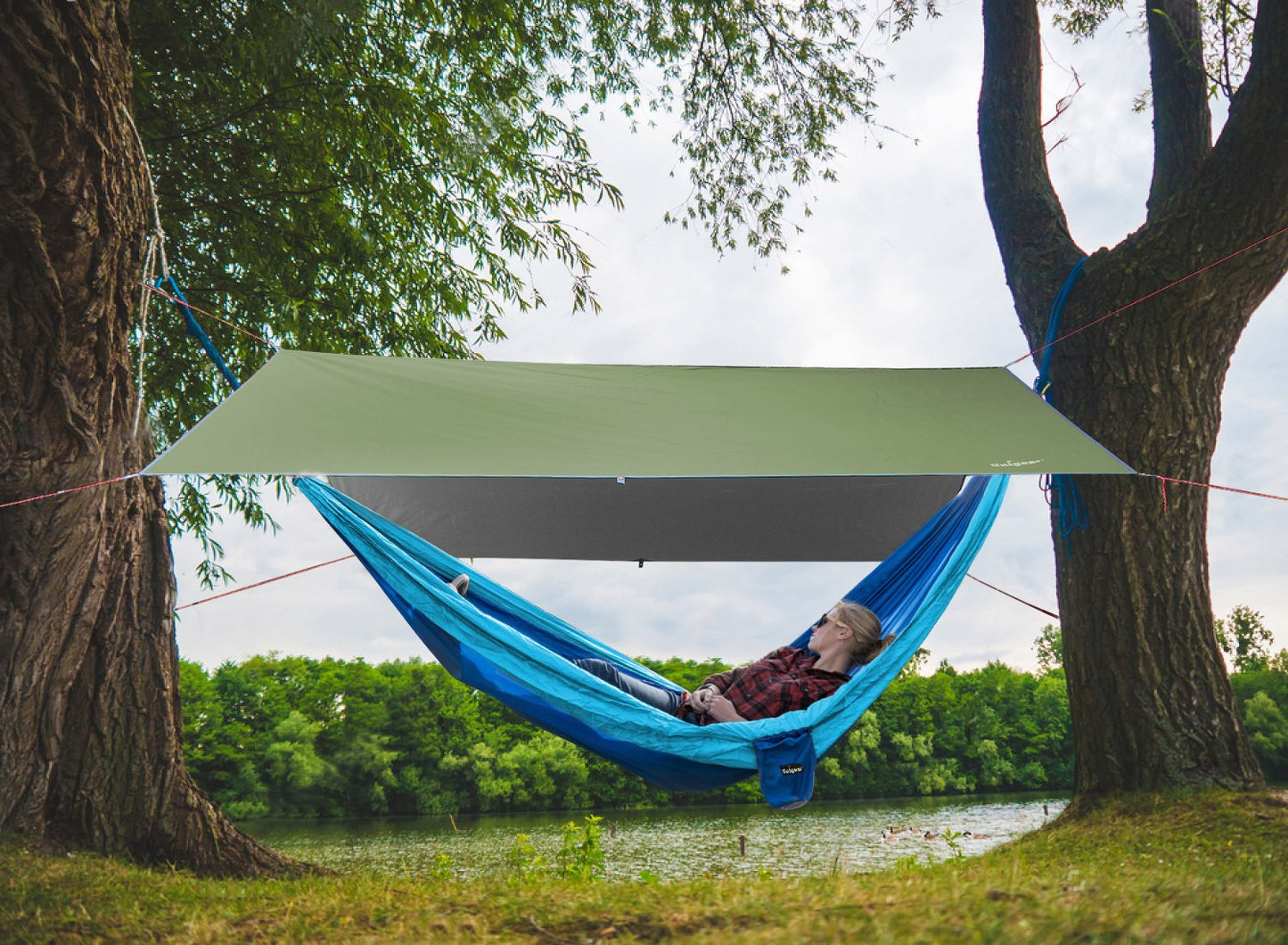 Rainproof Camping Tarp Shelter - A Fabventure