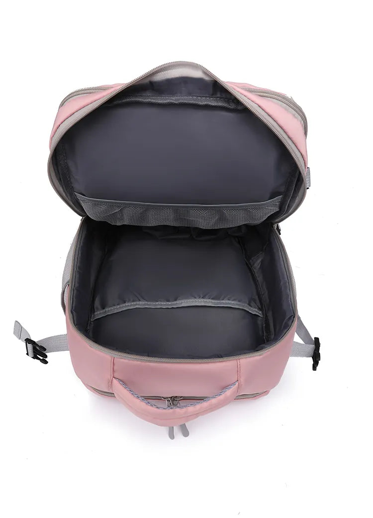 Large Travel Backpack With USB Fits Shoes and 17 Inch Laptop - A Fabventure