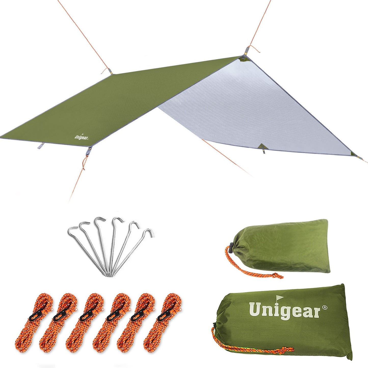 Rainproof Camping Tarp Shelter - A Fabventure