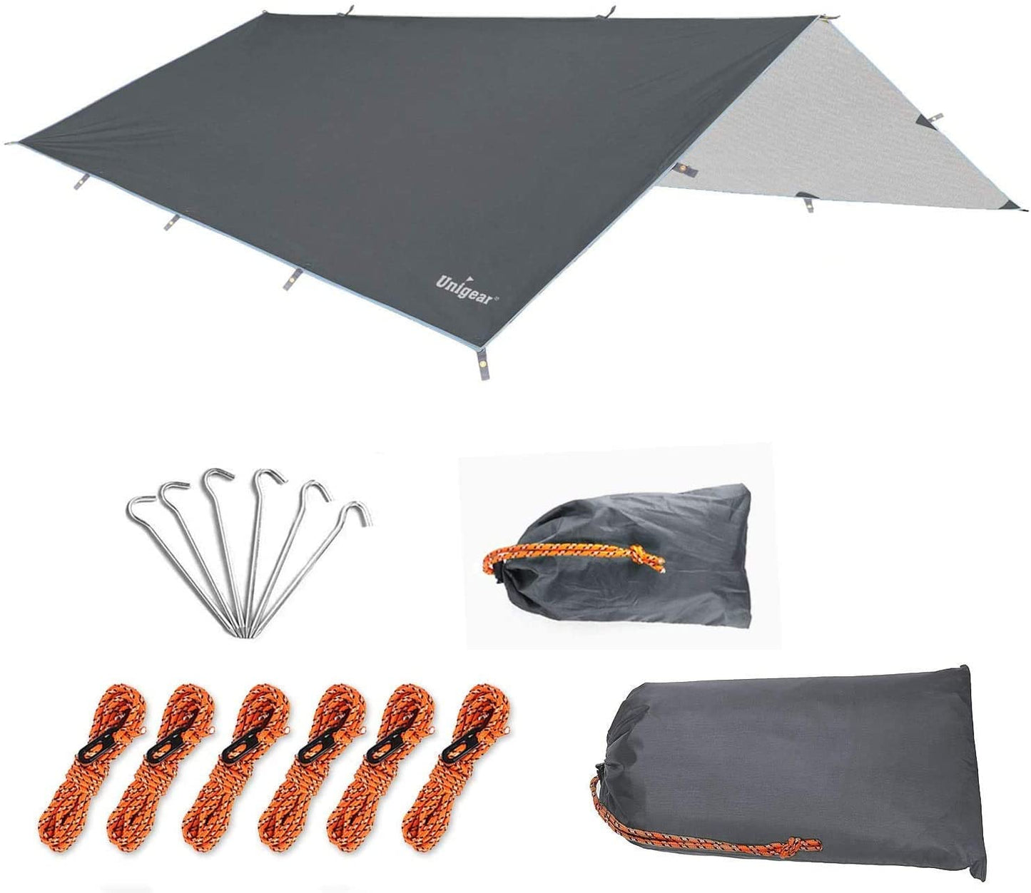 Rainproof Camping Tarp Shelter - A Fabventure