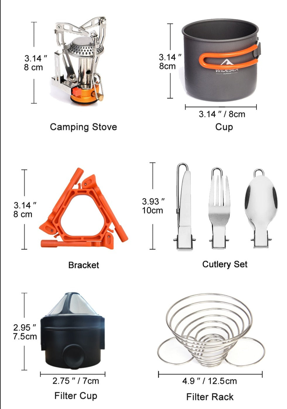 Camping Cookware Set With Burner Stove - A Fabventure